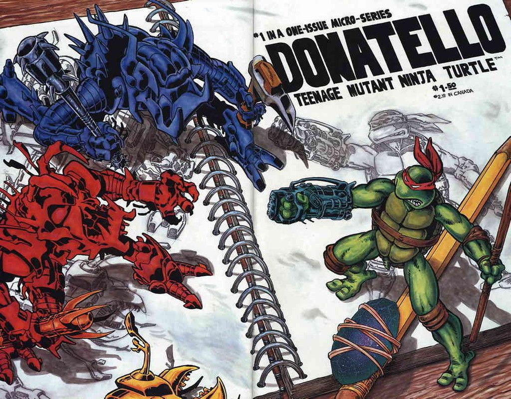 Donatello #1 VF/NM JACK KIRBY TRIBUTE TMNT teenage mutant ninja