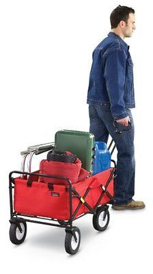 MAC Sports Folding Wagon Red / Black NEW