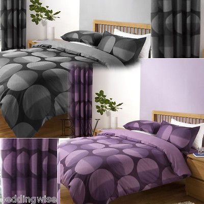 Complete Duvet Quilt Cover Bed Set With Fitted Sheet & Pillow Case All