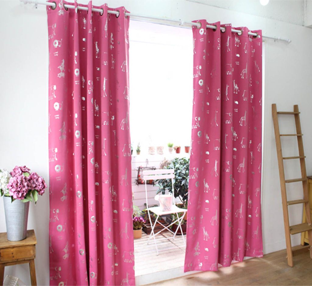 Animal Patterned Blackout Curtains Panel 110W X 91L Pair ( 2 Panel