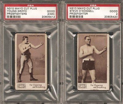 Mayo Cut Plug Prizefighters ~ STEVE ODONNELL ~ PSA 2 ~ Rare Boxing