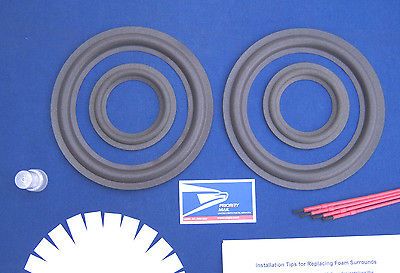 Epicure 1 Speaker Foam Surround Repair Kit / Woofer Refoam Kit