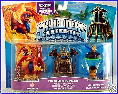 SKYLANDERS SPYROS ADVENTURE DRAGONS PEAK ADVENTURE PACK SUNBURN