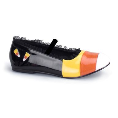 Child Candy Corn Girls Halloween Flats