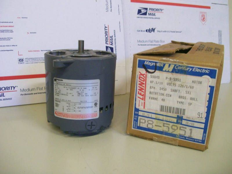 NEW LENNOX # 59849 BLOWER MOTOR MAGNETEK # 8 142607 20