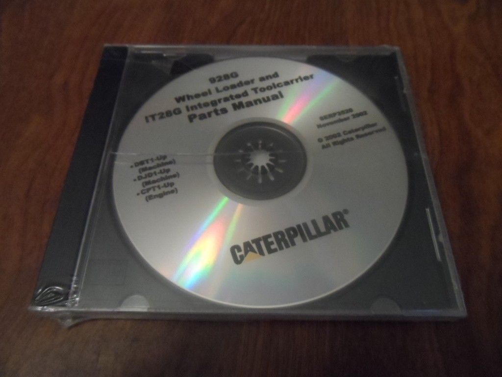 OEM Caterpillar 928G Wheel Loader PartsCatalog Manual CD Disc