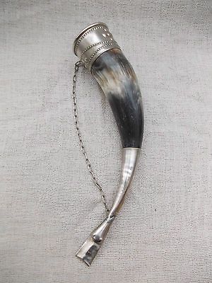 Vintage Russian USSR Georgian souvenir Drinking Horn