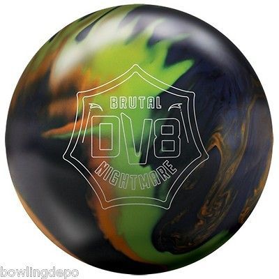 DV8 Brutal Nightmare Bowling Ball New 1st Quality 15 LB Huge Hook