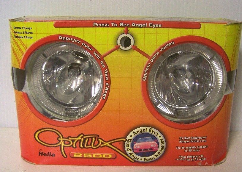 HELLA OPTILUX 2500 ANGEL EYES FOG/DRIVING LIGHTS LAMPS