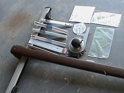 VEMCO V TRACK MARK XII DRAFTING MACHINE TRIANGULAR SCALES RULERS