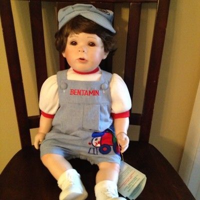 Effanbee Gallery Collections Benjamin Porcelain Toddler Baby Doll