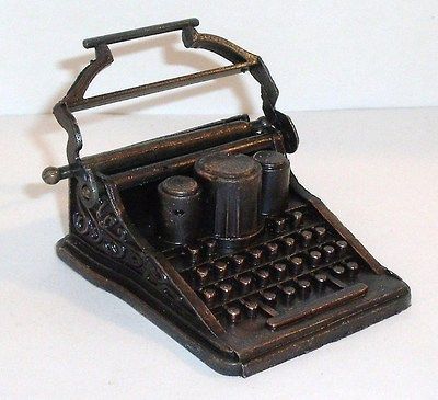 DURHAM MINIATURE Diecast Metal HAMMOND Old School TYPEWRITER w