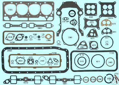 55 64 Ford Mercury Edsel V8 272 292 Full Engine Gasket