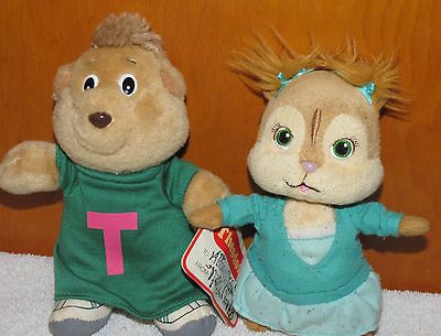 The Chipmunks PLush LOT Theodore Doll & Ty Plush Eleanor Chipette 6