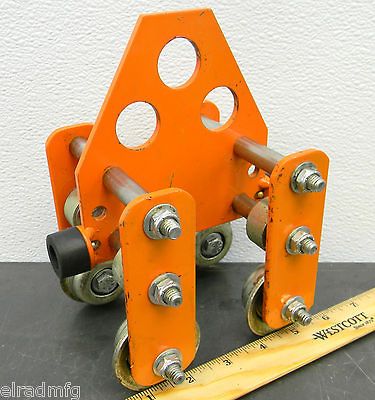 GLEASON REEL FESTOON SYSTEM HAND PUSHED MANUAL TROLLEY FOR CHAIN HOIST