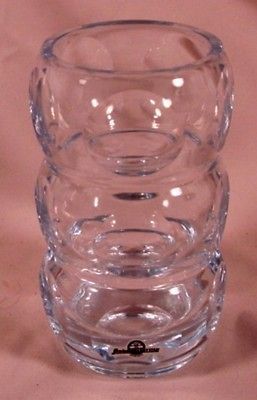 Strombergshytt an Signed & #1137 w/ Orginal Label Round Vase w/Flat