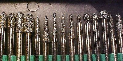 30 diamond drill bits 40 grit coarse Silversmith drills