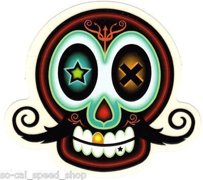 RAT HOT ROD CUSTOM DECAL MUSTACHE SKULL GASSER LOWRIDER BOMB CHOPPER