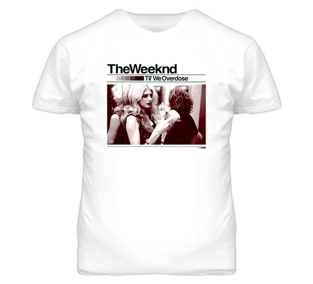 New The Weeknd Till We Overdose Xo Mixtape White T Shirt