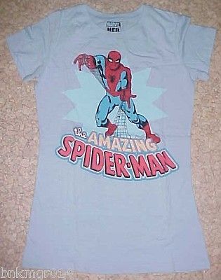 Boys Girls kids SPIDERMAN L/S shirt size 7 100% cotton NEW w/ Tags