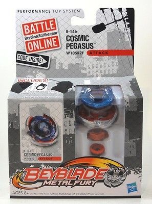 NEW BEYBLADE Metal Fury COSMIC PEGASUS B146 Attack Hasbro   Ready to