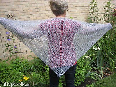 Filatura Di Crosa Gioiello Checkered Lace Shawl KNIT Kit by Linda H