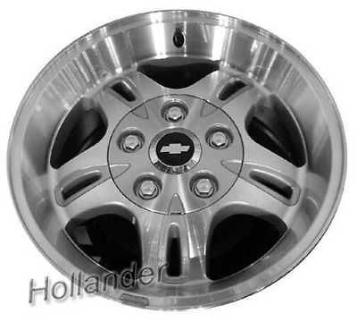 99 00 01 03 S10 PICKUP WHEEL 4X2 16X8 ALUM OPT PW7