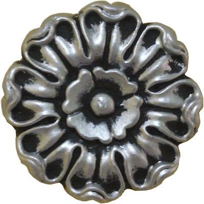 Ornament Accent Rosette SF203036 Antq Gold Brass Copper Silver