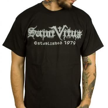 Saint Vitus Grey Logo Shirt SM, MD, LG, XL, XXL New