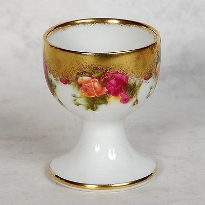 ROYAL CHELSEA GOLDEN ROSE EGG CUP