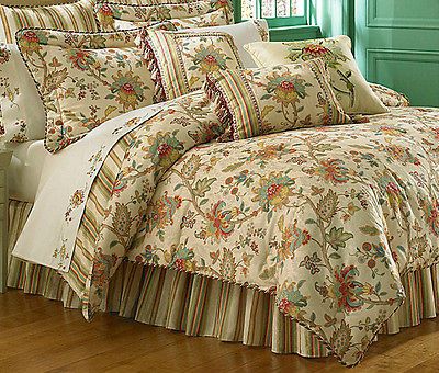 QUEEN New York VERONA Queen COMFORTER Sheet PILLOW Drape 13PC Set