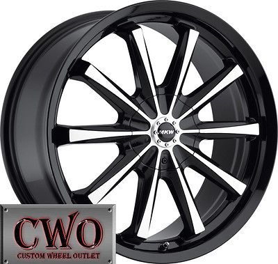 17 Black MKW M110 Wheels Rims 5x114.3/5x120 5 Lug BMW Nissan Toyota