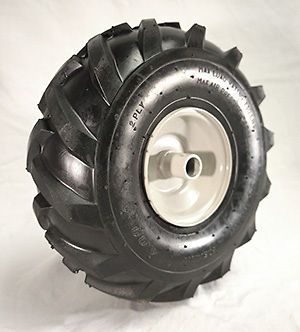 11 x 4.00   4 Wheel, 2 Ply Tractor Tread, 3/4 ID w/ 2 Crossholes x 3