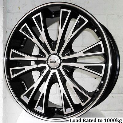 JEEP GRAND CHEROKEE SRT8 06 11 JUDD ZINIK BLK/POL WHEELS & TYRES 5x127