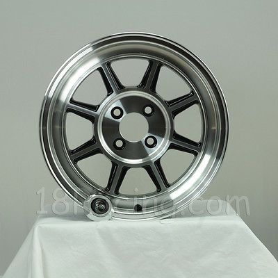 ROTA WHEEL SHAKOTAN 15X7 4X110 20 FRBLK MAZDA RX7 RX2 RX3 RX4