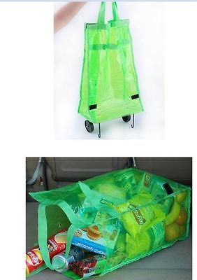 FOLDABLE SHOPPING TROLLEY TRAVELLING BAG WITH WHEELS BN