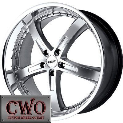 17 Silver Tsw Jarama Wheels Rims 5x112 5 Lug Jetta Rabbit VW Audi A4