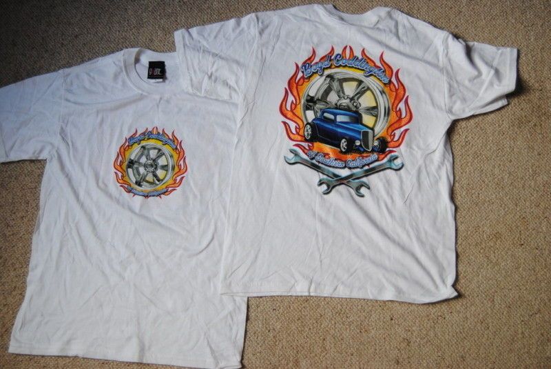 BOYD CODDINGTON BURNING WHEELS T SHIRT NEW HOT ROD