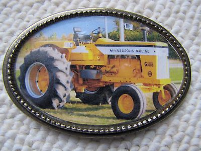 Minneapolis Moline G 1000 Tractor Epoxy Photo Buckle