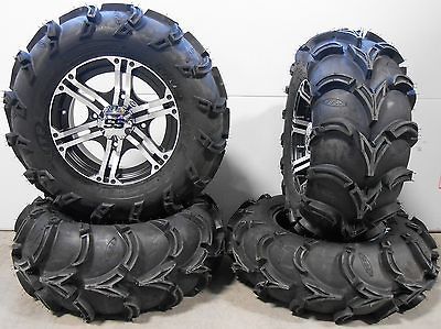 ITP SS212 14 Wheels Machined 28 ITP Mud Lite XL Tires Suzuki King