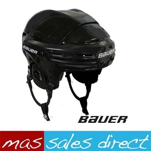 NEW BAUER ICE HOCKEY 2100 HELMET SENIOR BLACK ROLLER SKATING SMALL