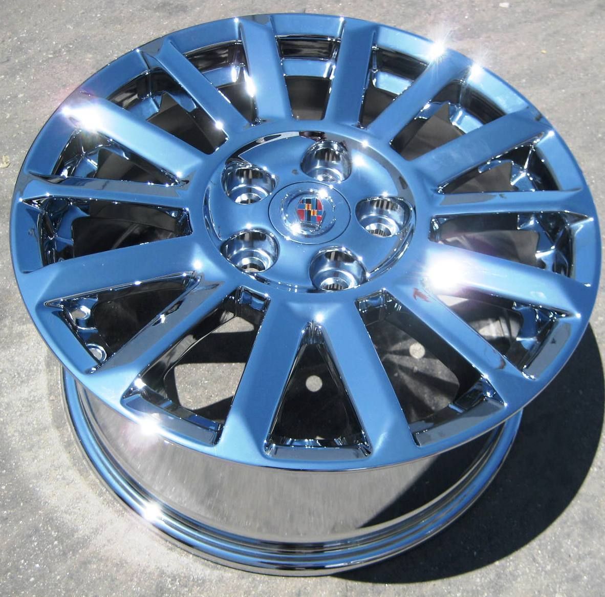 YOUR STOCK 4 NEW 17 FACTORY CADILLAC CTS CHROME WHEELS RIMS 2010 2013