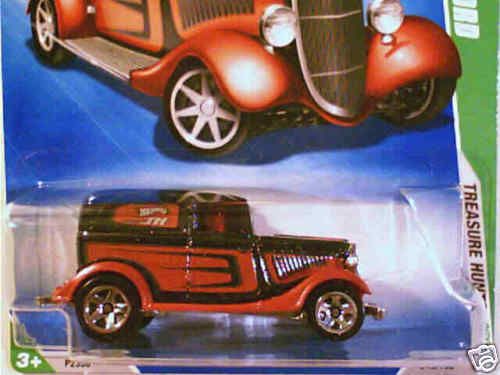 2009 Hot Wheels Treasure Hunt 1934 Ford Long Card 34