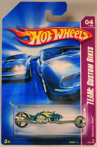 Hot Wheels Hammer Sled 2008 Custom Bikes