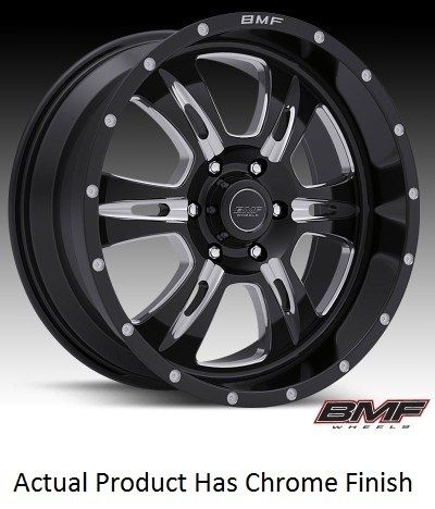 BMF Wheels 464V 090613900 Rehab PVD Chrome 20x9 Bolt 6x5 5 Offset 0