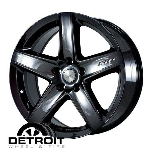 SRT8 20 Black PVD Chrome Factory Wheels Rims Alcoa Outright