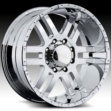 AMERICAN EAGLE WHEELS CHROME CHEVY GMC 2500 3500 FORD F250 F350 RIMS