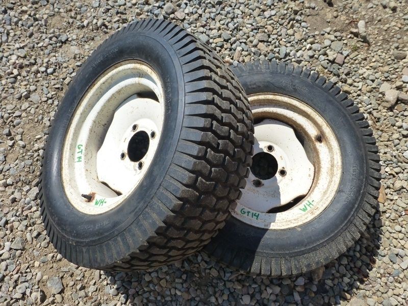 Wheel Horse GT 14 GT14 Tractor 27x9 50 15 Rear Tires Rims on PopScreen