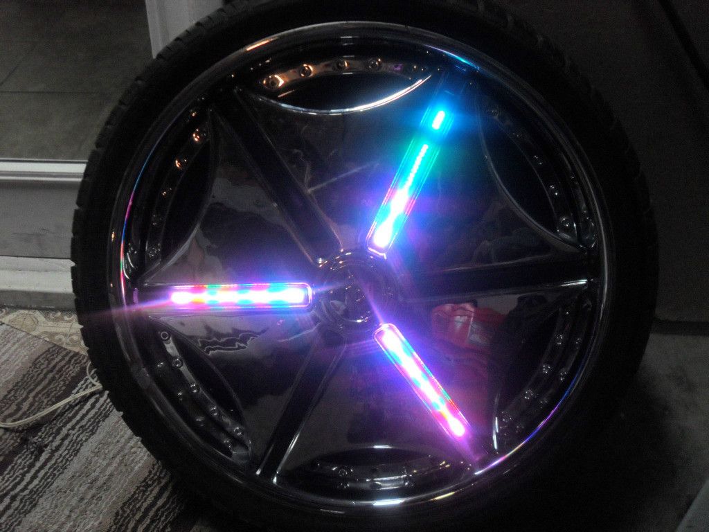 26 Dub Pimpstar LED Rims