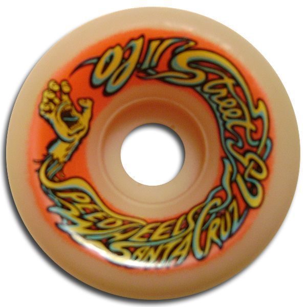 Cruz OJ II Elite Street Skateboard Wheels 60mm 92A Natural